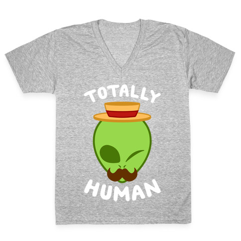 Totally Human V-Neck Tee Shirt