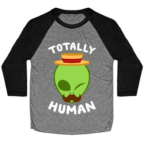 Totally Human Baseball Tee