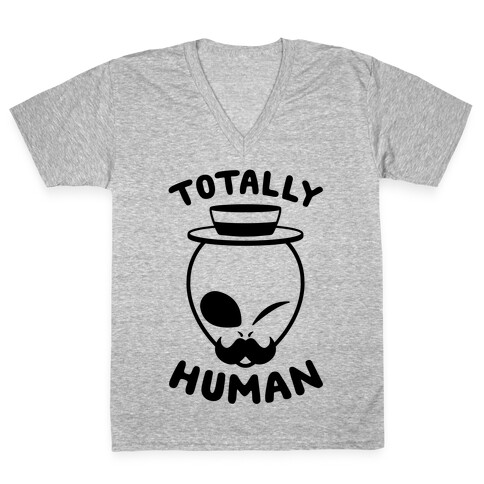 Totally Human V-Neck Tee Shirt