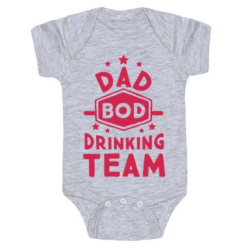 Dad Bod Drinking Team Baby One-Piece