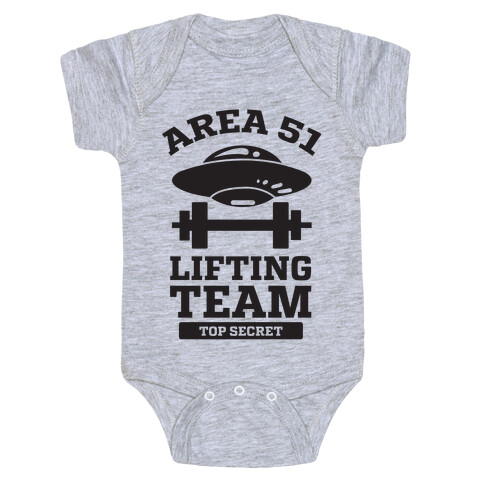 Area 51 Lifting Team Baby One-Piece