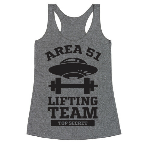 Area 51 Lifting Team Racerback Tank Top