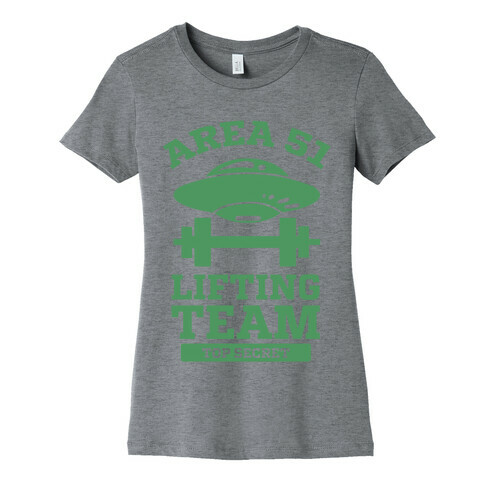 Area 51 Lifting Team Womens T-Shirt