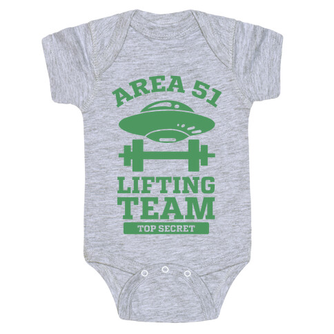 Area 51 Lifting Team Baby One-Piece
