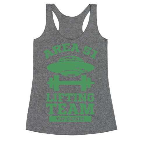 Area 51 Lifting Team Racerback Tank Top