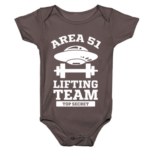 Area 51 Lifting Team Baby One-Piece