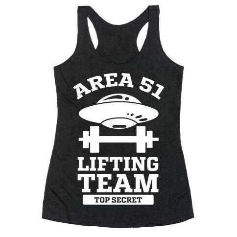 Area 51 Lifting Team Racerback Tank Top