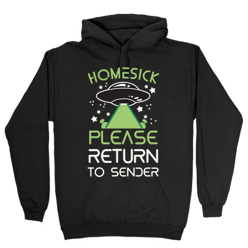 Homesick Please Return to Sender Hooded Sweatshirt