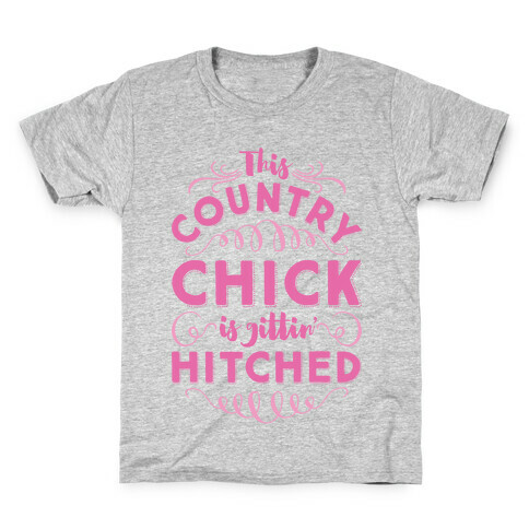 This Country Chic Is Gittin' Hitched Kids T-Shirt