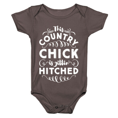 This Country Chic Is Gittin' Hitched Baby One-Piece
