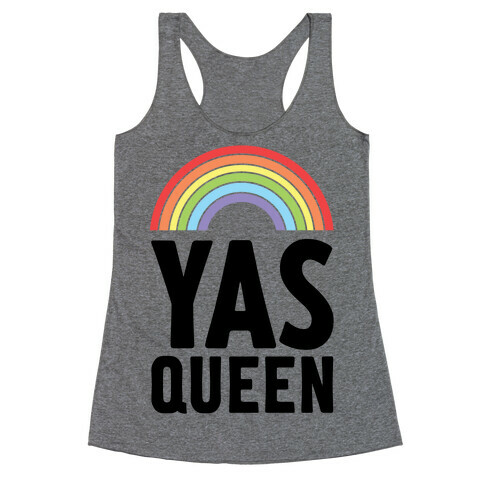 Yas Queen Rainbow Pride Racerback Tank Top