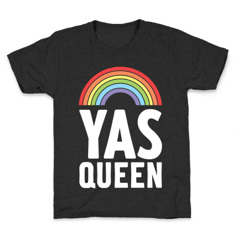 Yas Queen Rainbow Pride Kids T-Shirt