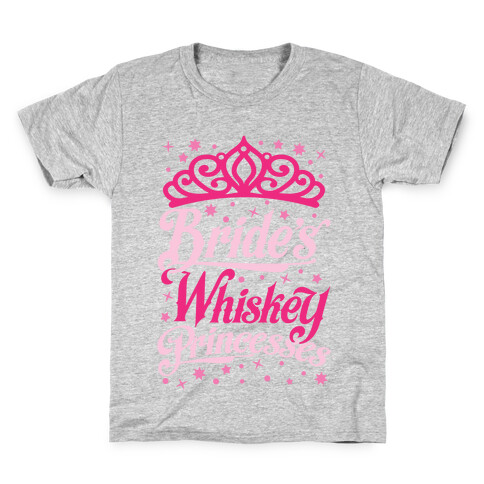 Bride's Whiskey Princesses Kids T-Shirt