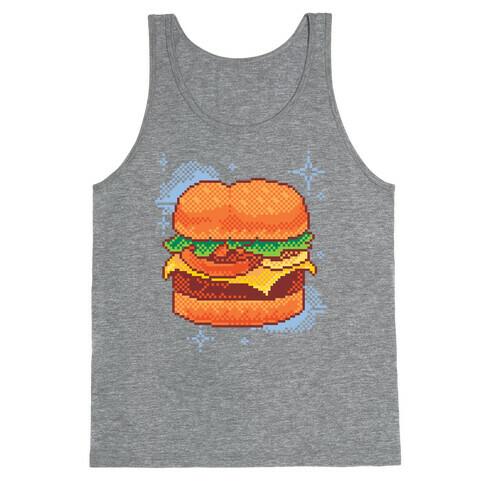 Pixel Burger Tank Top