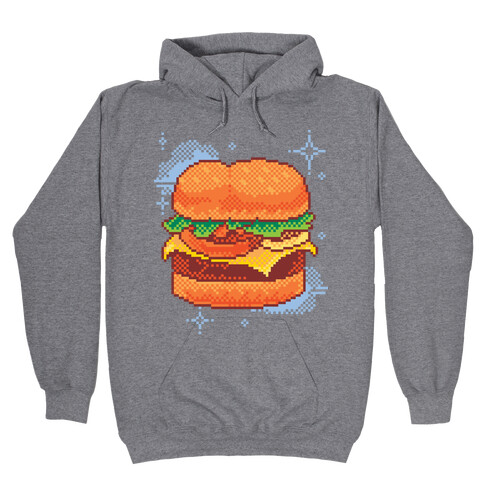 Pixel Burger Hooded Sweatshirt