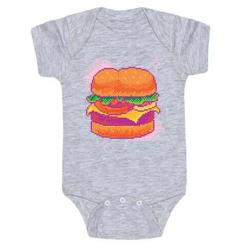 Pixel Burger Baby One-Piece