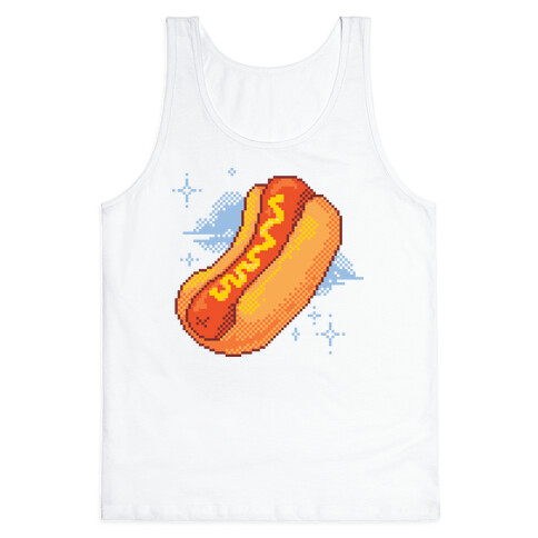 Pixel Hotdog Tank Top