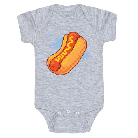 Pixel Hotdog Baby One-Piece