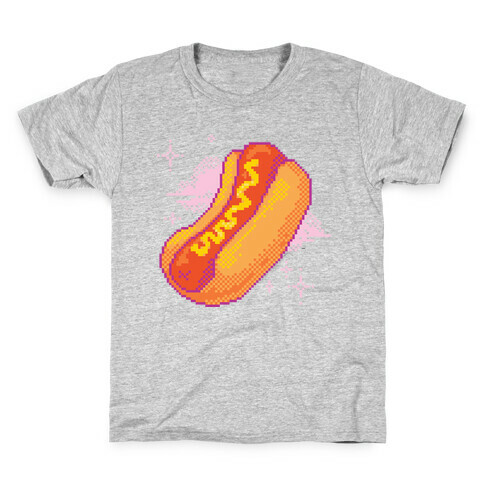 Pixel Hotdog Kids T-Shirt
