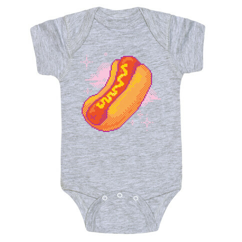 Pixel Hotdog Baby One-Piece
