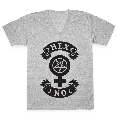 Hex No V-Neck Tee Shirt