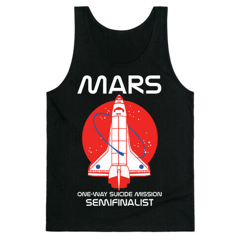 Mars One Way Mission Tank Top