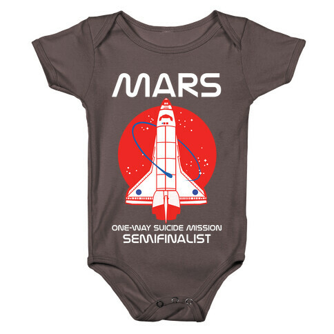 Mars One Way Mission Baby One-Piece