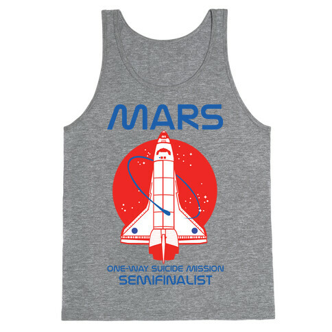 Mars One Way Mission Tank Top