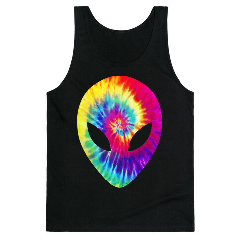 Tie Dye Alien Head Tank Top