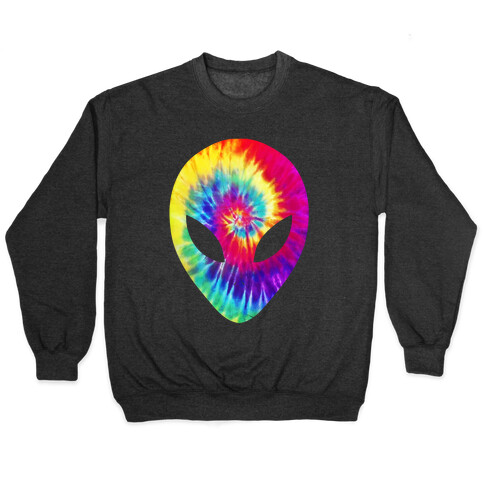 Tie Dye Alien Head Pullover