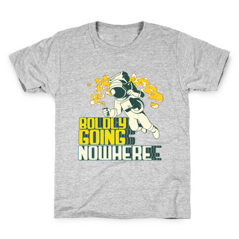 Boldly Going Nowhere (Vintage) Kids T-Shirt