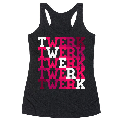 Twerk Square Racerback Tank Top