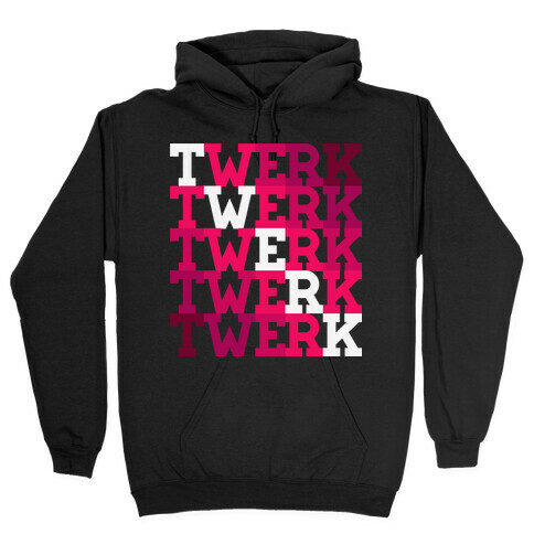 Twerk Square Hooded Sweatshirt