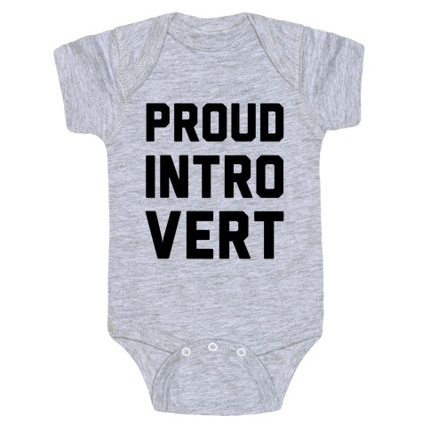 Proud Introvert Baby One-Piece