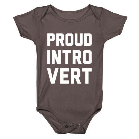Proud Introvert Baby One-Piece