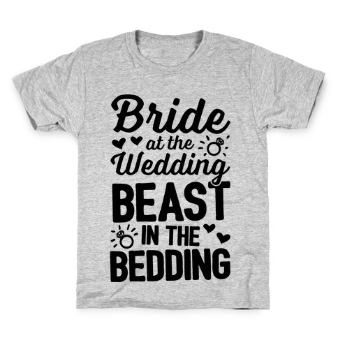 Bride At The Wedding Kids T-Shirt