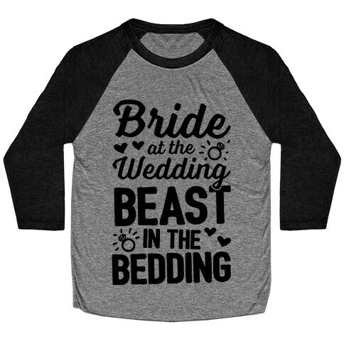 Bride At The Wedding Baseball Tee