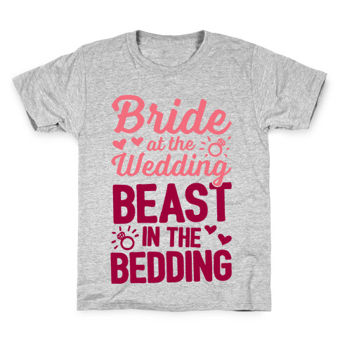 Bride At The Wedding Kids T-Shirt