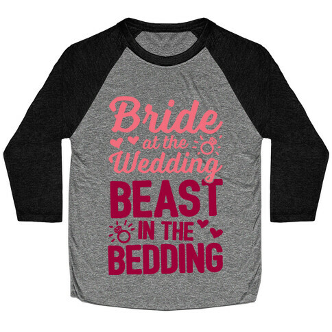 Bride At The Wedding Baseball Tee