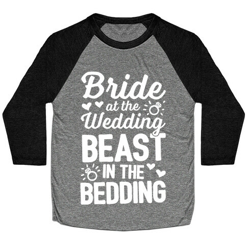 Bride At The Wedding Baseball Tee