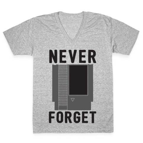 NES: Never Forget V-Neck Tee Shirt