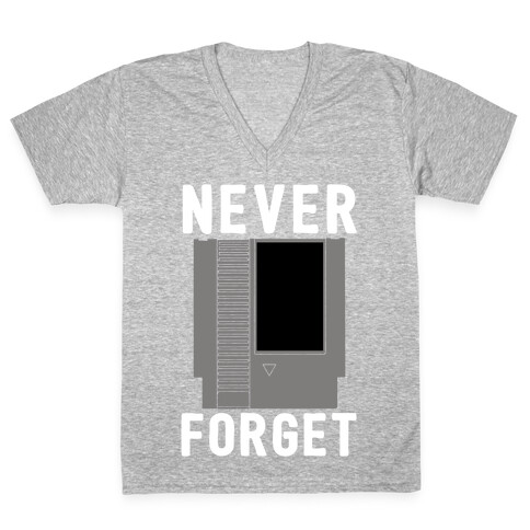 NES: Never Forget V-Neck Tee Shirt