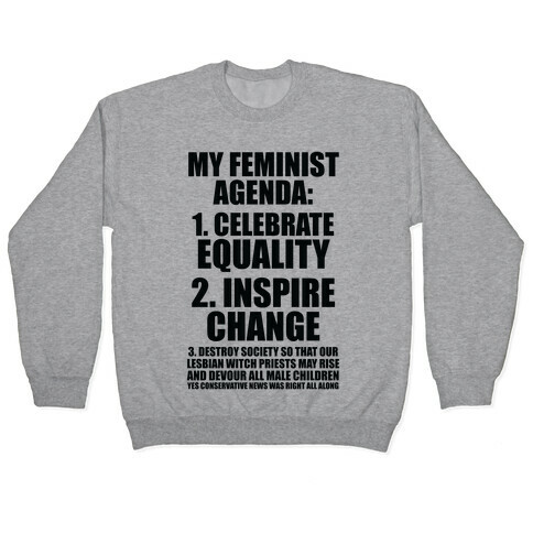 My Feminist Agenda Pullover