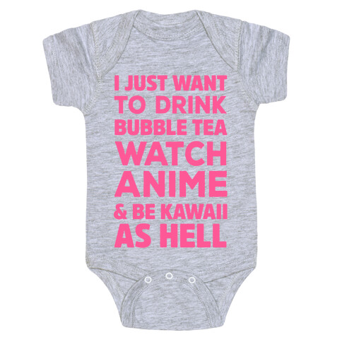I Just Want To Anime Baby One-Piece