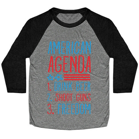 American Agenda Baseball Tee