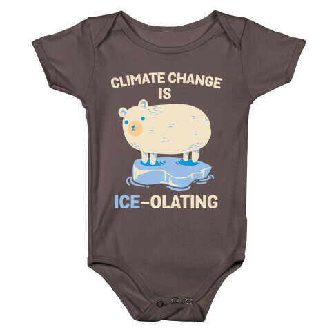 Climate Change Is Ice-olating Baby One-Piece