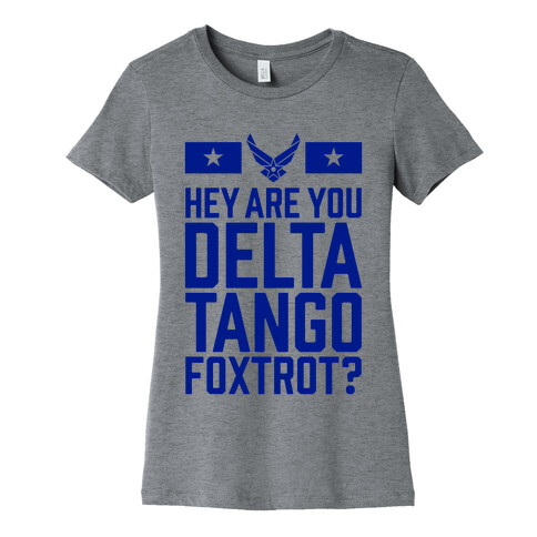 Delta Tango Foxtrot (Air Force) Womens T-Shirt