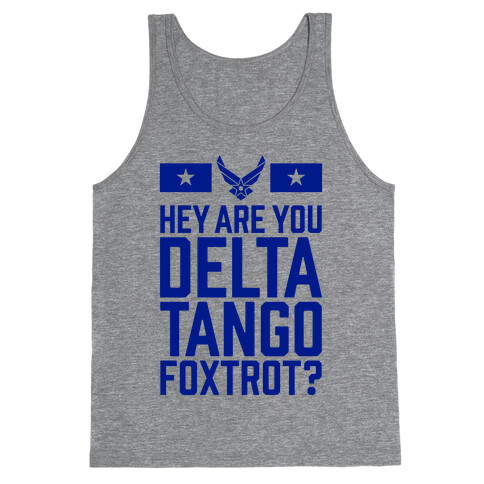 Delta Tango Foxtrot (Air Force) Tank Top