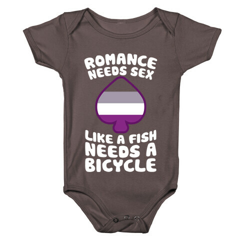 Romance Needs Sex Like A Fish Needs A Bicycle Baby One-Piece