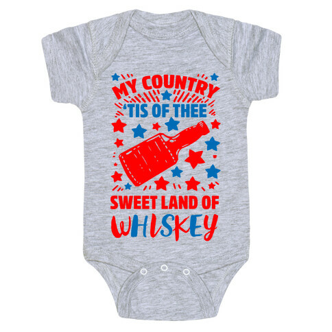 My Country 'Tis of Thee, Sweet Land of Whiskey Baby One-Piece